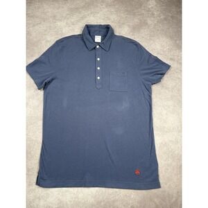 Brooks Brothers Polo Shirt‎ Mens Large 1818 Slim Fit Pocket Casual Embroidered